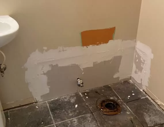 Bathroom repair before